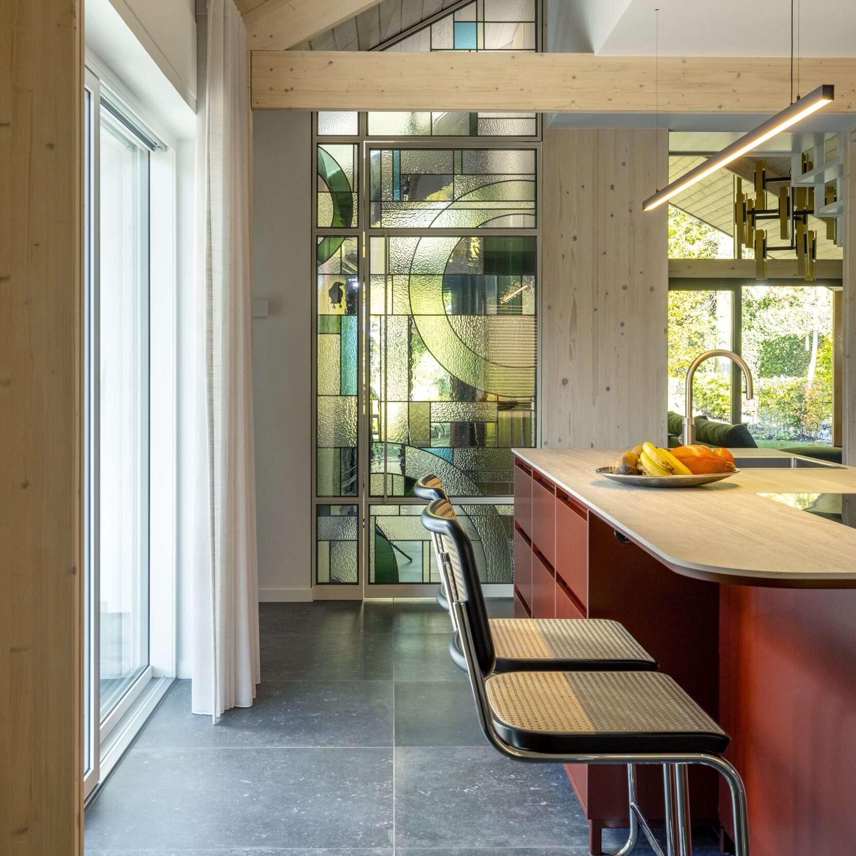 Identiteit geven aan interieurs met glas-in-lood